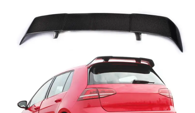Carbon Fiber Rear Spoiler Rz Style Vw Golf Mk7 Gti/R 2014+ 1