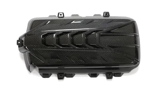 Dry Carbon Fiber Engine Cover For Chevrolet Corvette C8 Stingray Convertible 2-Door 1