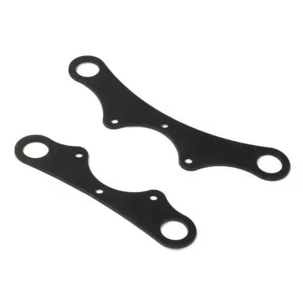 Steering Wheel Four Button Holder Plate Kit, Aluminum (2-Piece) 1