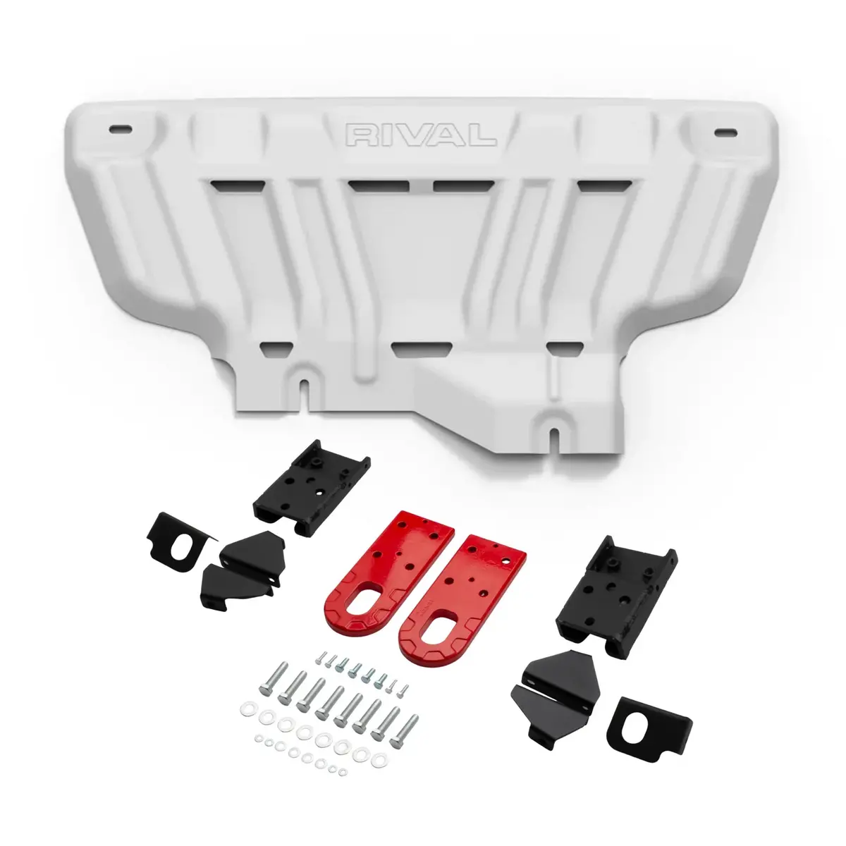 Rival Aluminum Radiator Skid Plate And Recovery Points Package 2024-2026 Ford Ranger Raptor 2024-2026 Ford Ranger Fx4 1