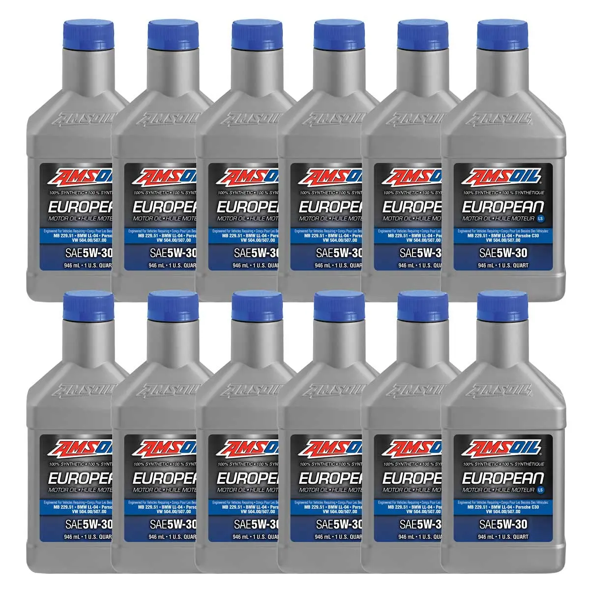 Amsoil 5W-30 Ls 100% Synthetic European Motor Oil Case Of 12 1