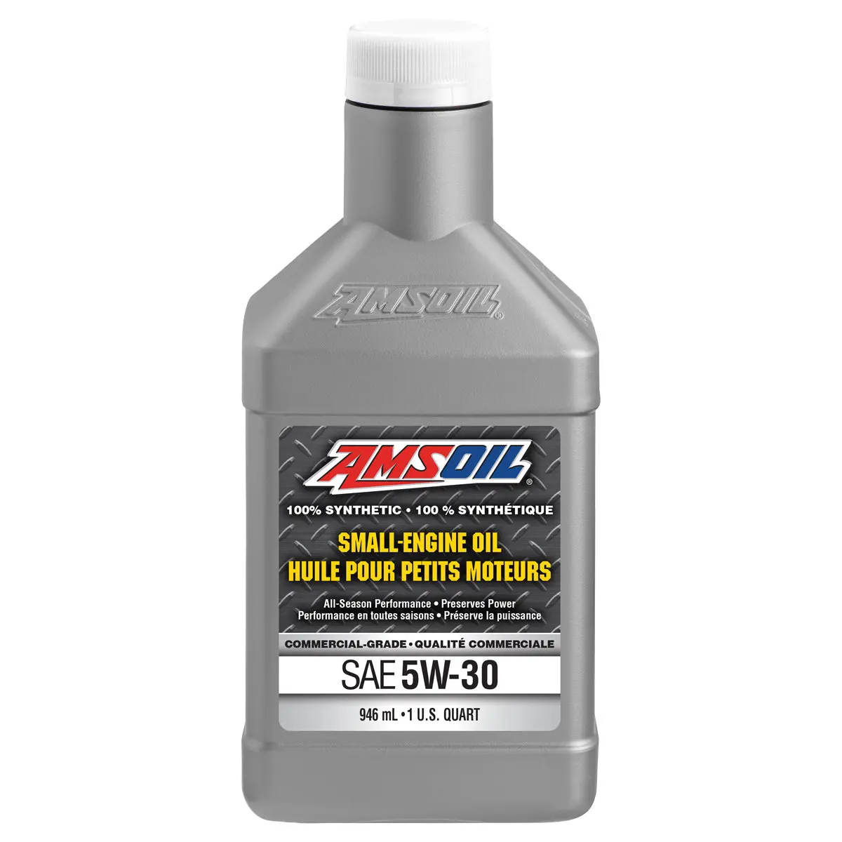 Amsoil 5W-30 100% Synthetic Small-Engine Oil 946 Ml Bottle 1