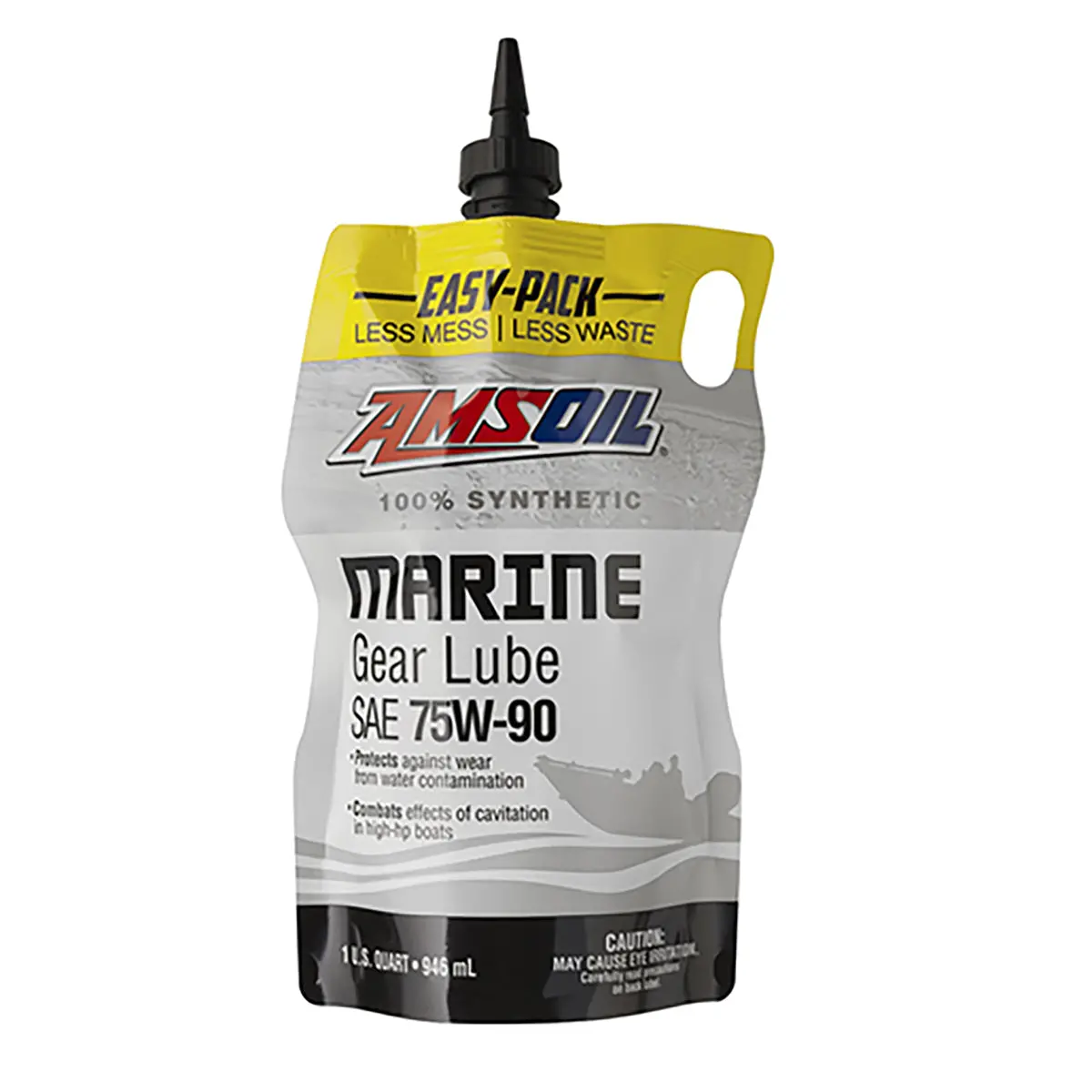 Amsoil 75W-90 100% Synthetic Marine Gear Lube 946 Ml Easy-Pack 1