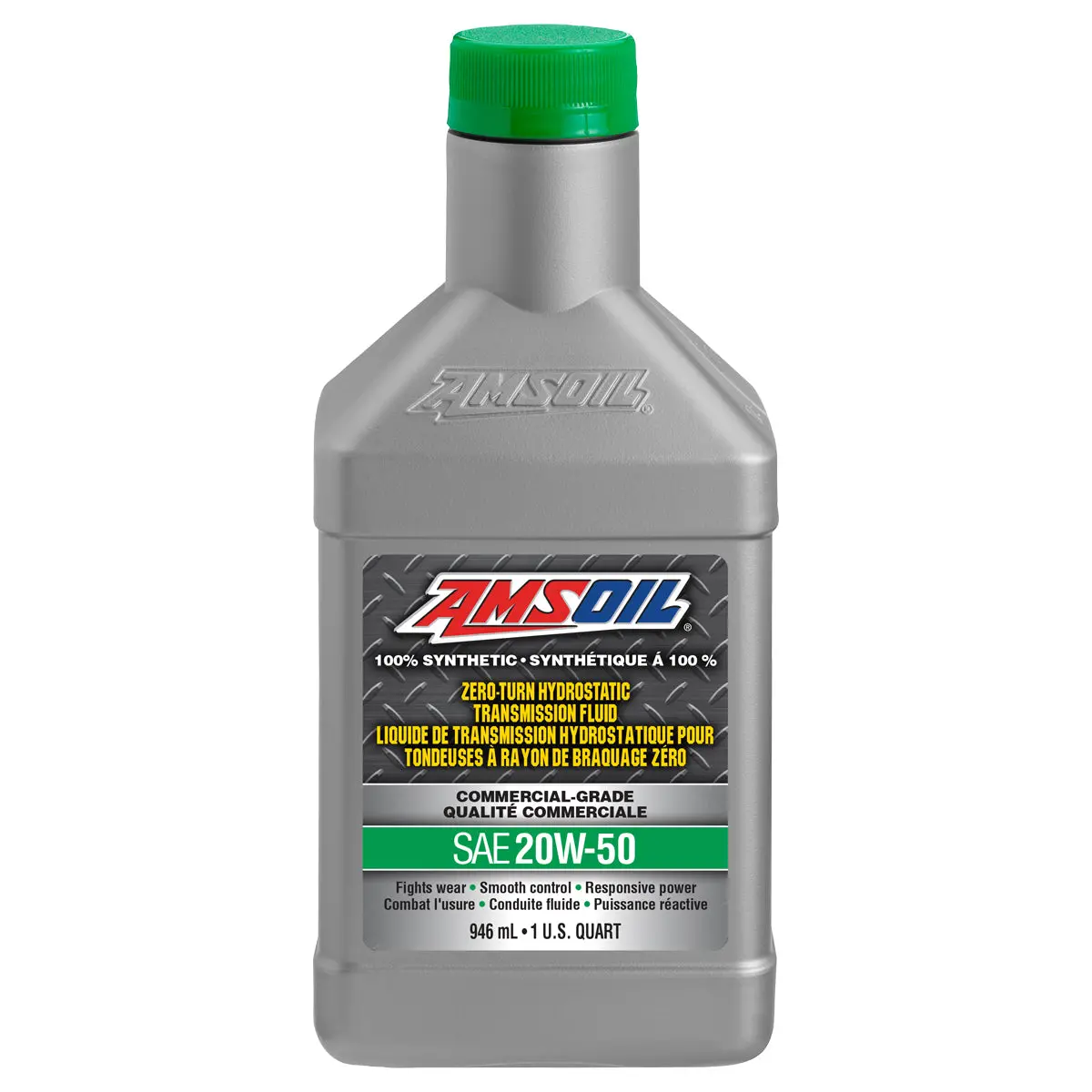 Amsoil 20W-50 100% Synthetic Hydrostatic Transmission Fluid 946 Ml Bottle 1