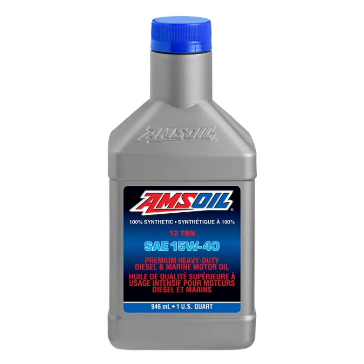 Amsoil 15W-40 Heavy-Duty Diesel And Marine Oil 946 Ml Bottle 1