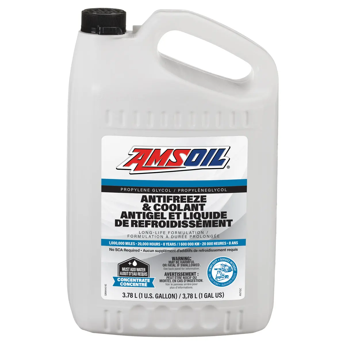 Amsoil Propylene Glycol Antifreeze And Engine Coolant 3.78 Liter Jug 1