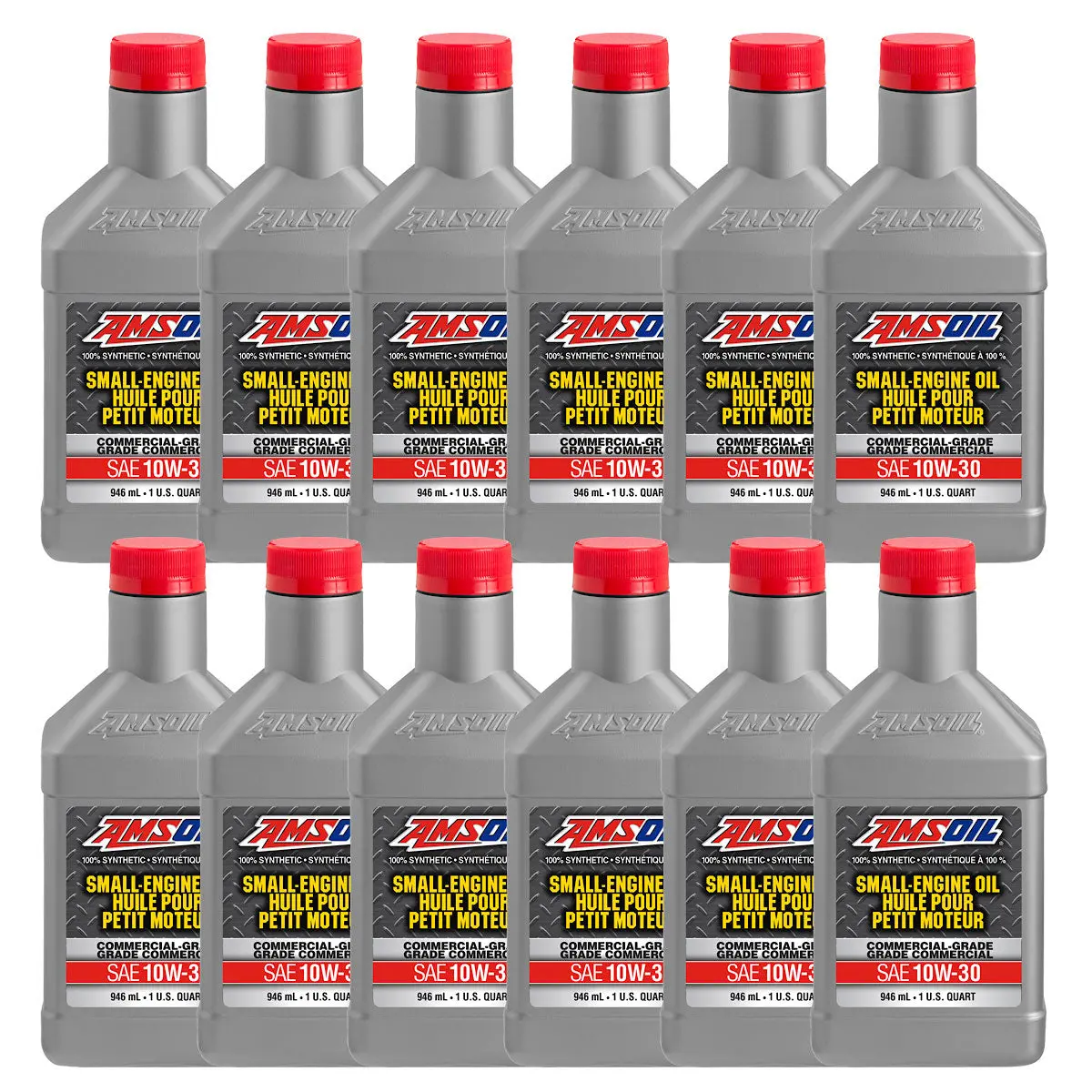 Amsoil 10W-30 100% Synthetic Small-Engine Oil Case Of 12 1