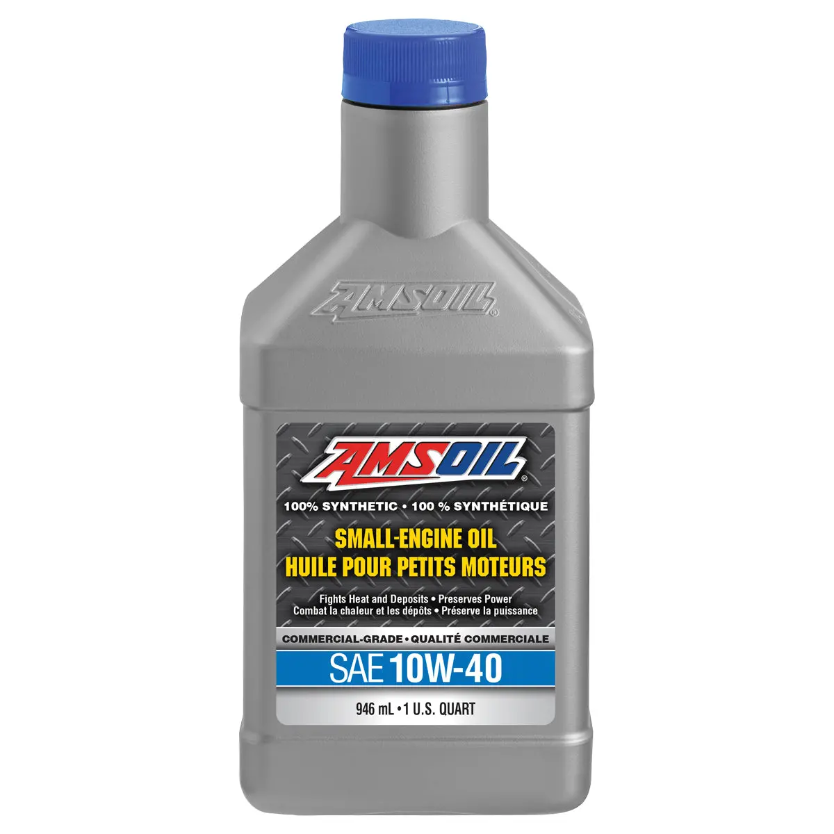 Amsoil 10W-40 100% Synthetic Small-Engine Oil 946 Ml Bottle 1