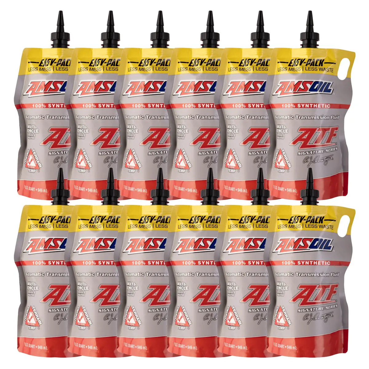 Amsoil Signature Series Multi-Vehicle 100% Synthetic Automatic Transmission Fluid Case Of 12 1