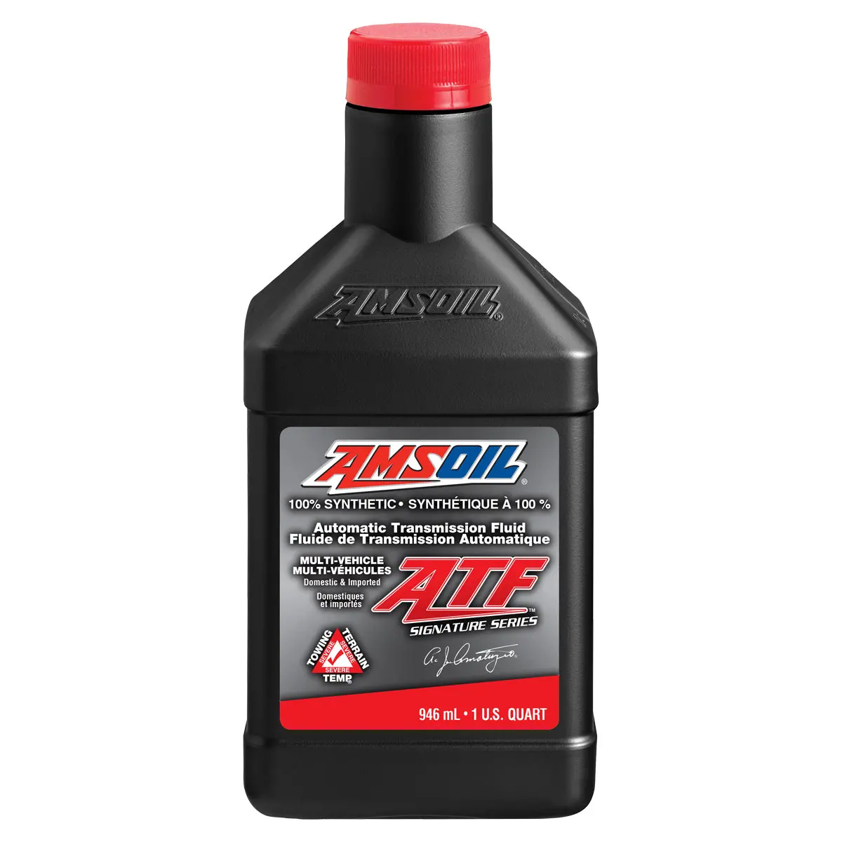 Amsoil Signature Series Multi-Vehicle 100% Synthetic Automatic Transmission Fluid 946 Ml Bottle 1
