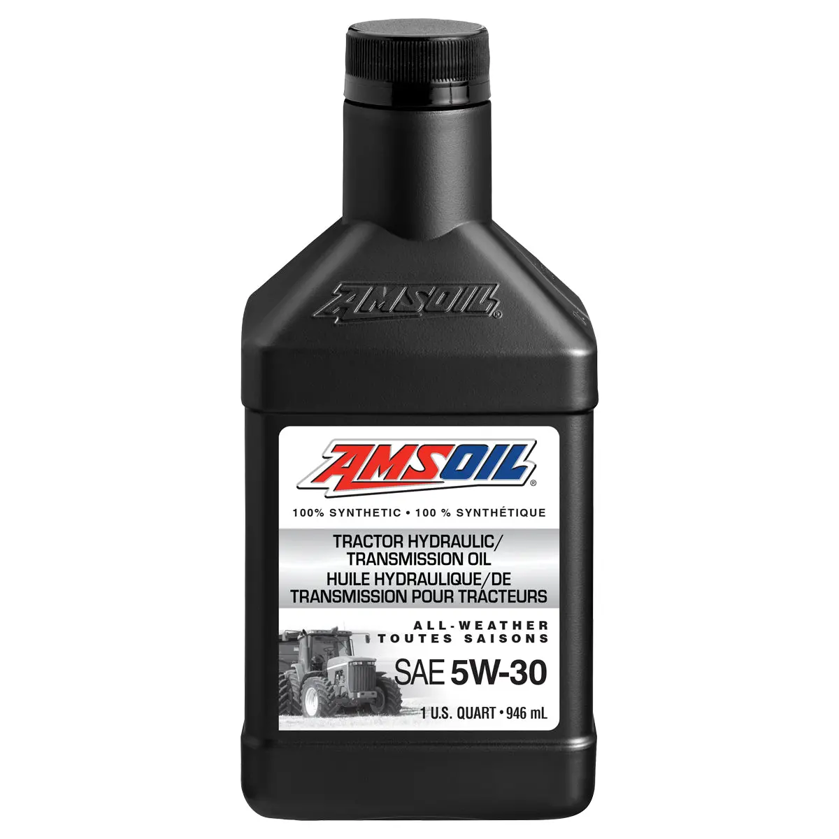 Amsoil 5W-30 100% Synthetic Tractor Hydraulic/Transmission Oil 946 Ml Bottle 1