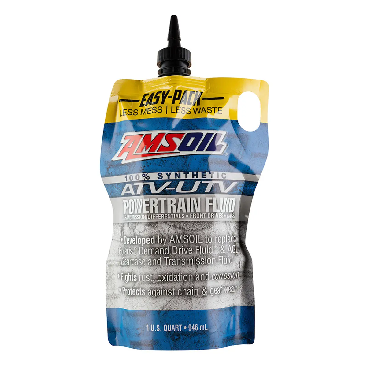 Amsoil 100% Synthetic Atv/Utv Powertrain Fluid 946 Ml Easy-Pack 1