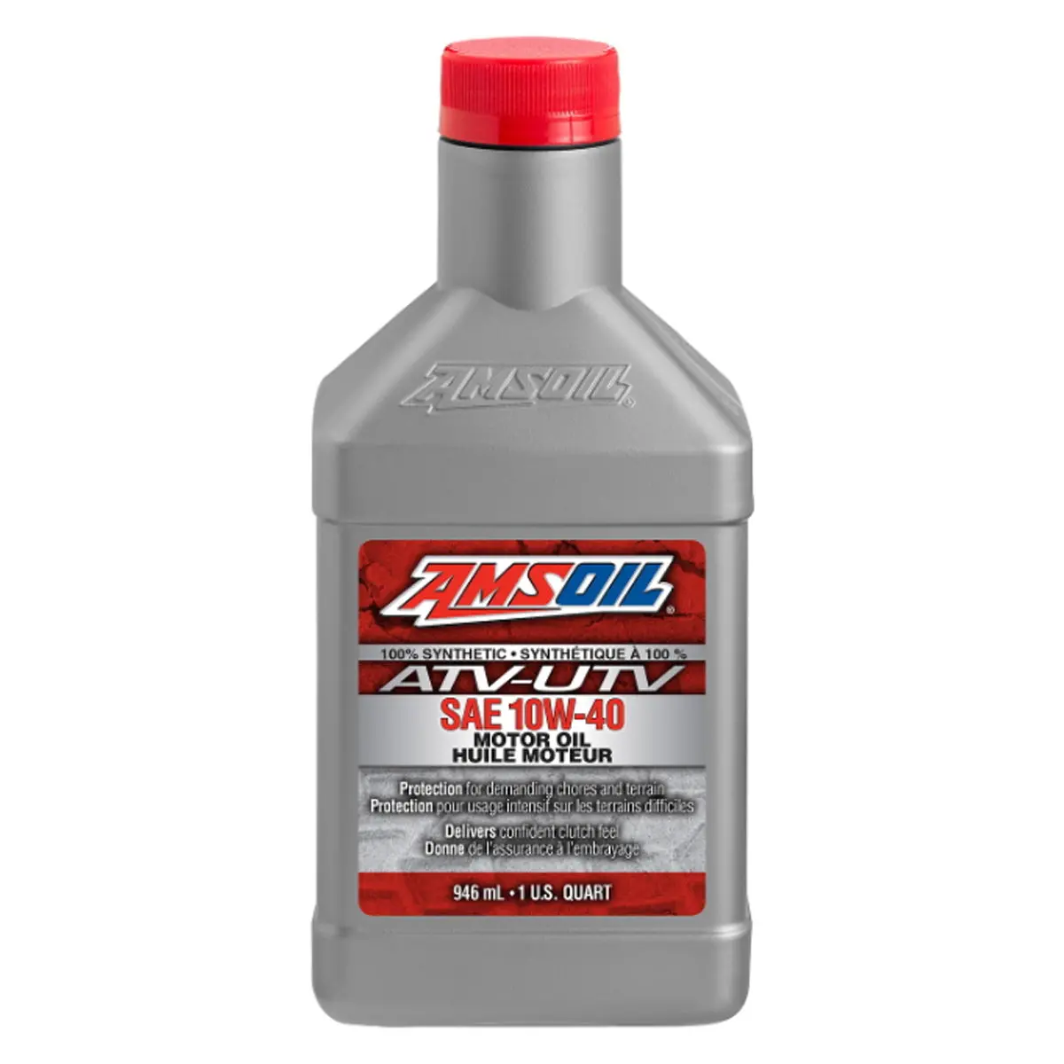 Amsoil 10W-40 100% Synthetic Atv/Utv Motor Oil 946 Ml Bottle 1
