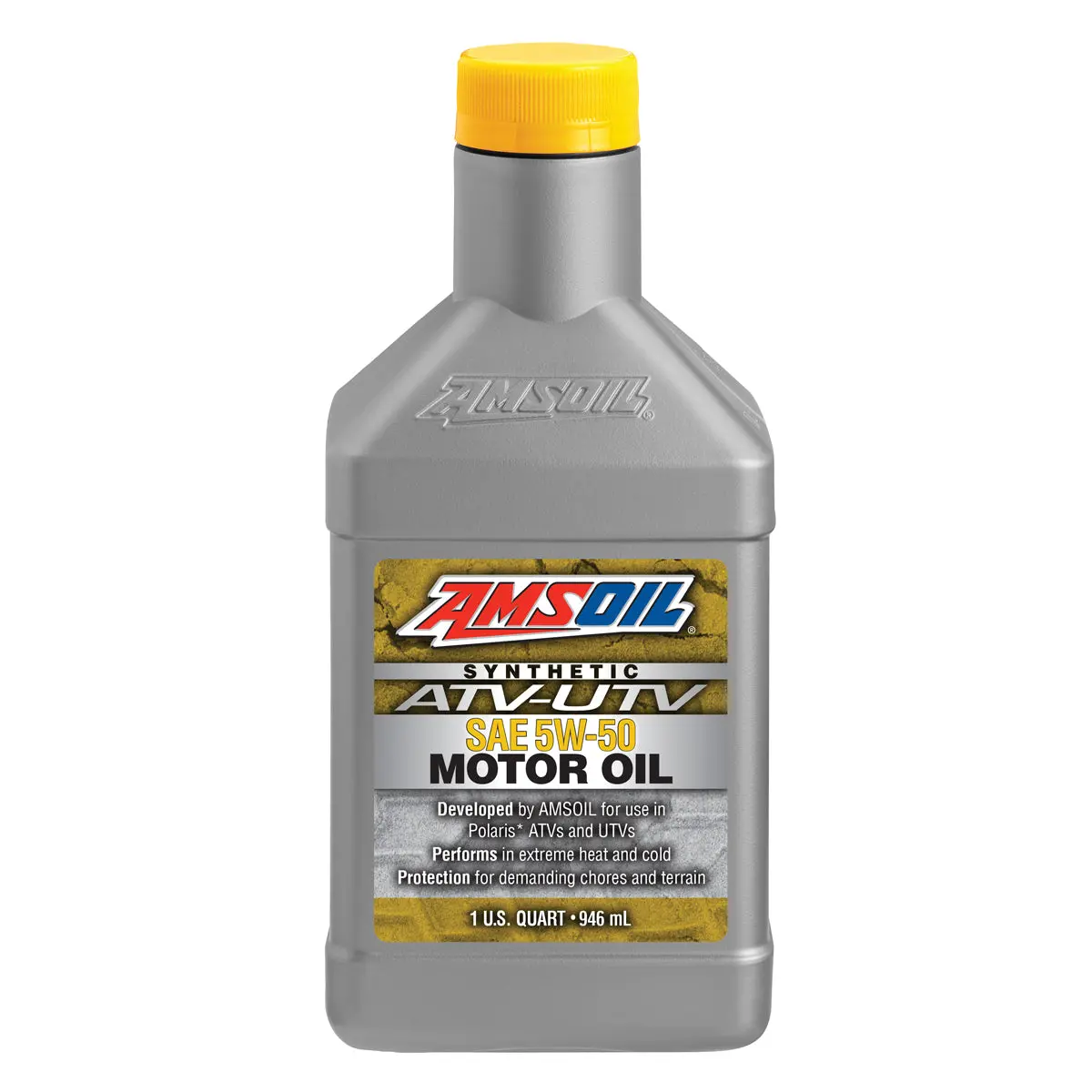 Amsoil 5W-50 100% Synthetic Atv/Utv Motor Oil 946 Ml Bottle 1