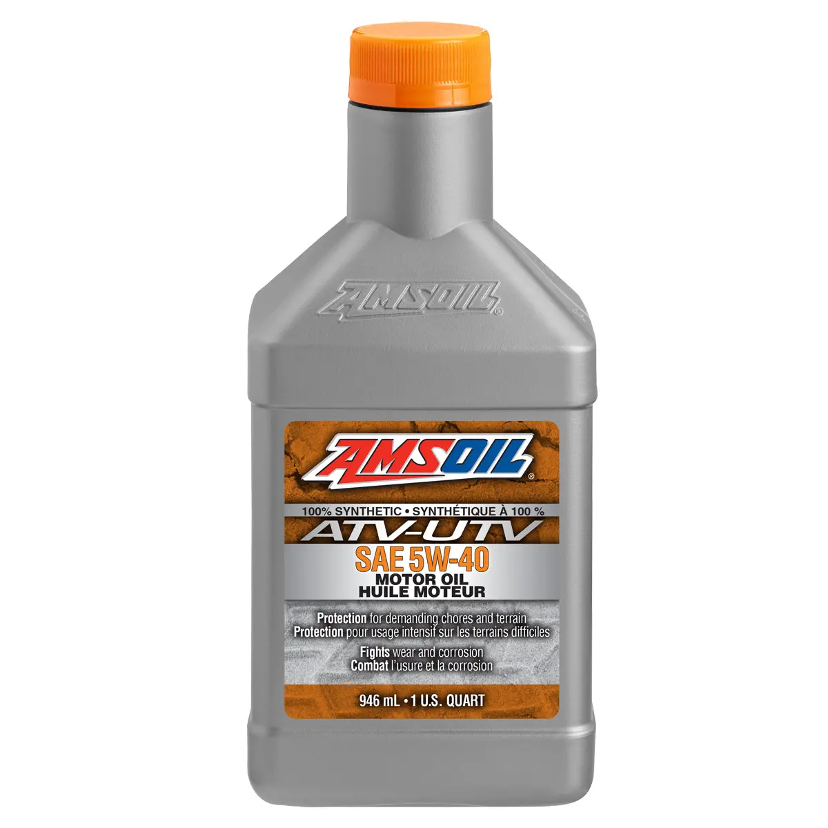 Amsoil 5W-40 100% Synthetic Atv/Utv Motor Oil 946 Ml Bottle 1
