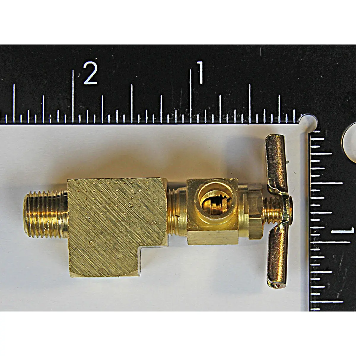Assembly, Petcock Valve With 1/8" Npt Street Tee Fitting Each 1