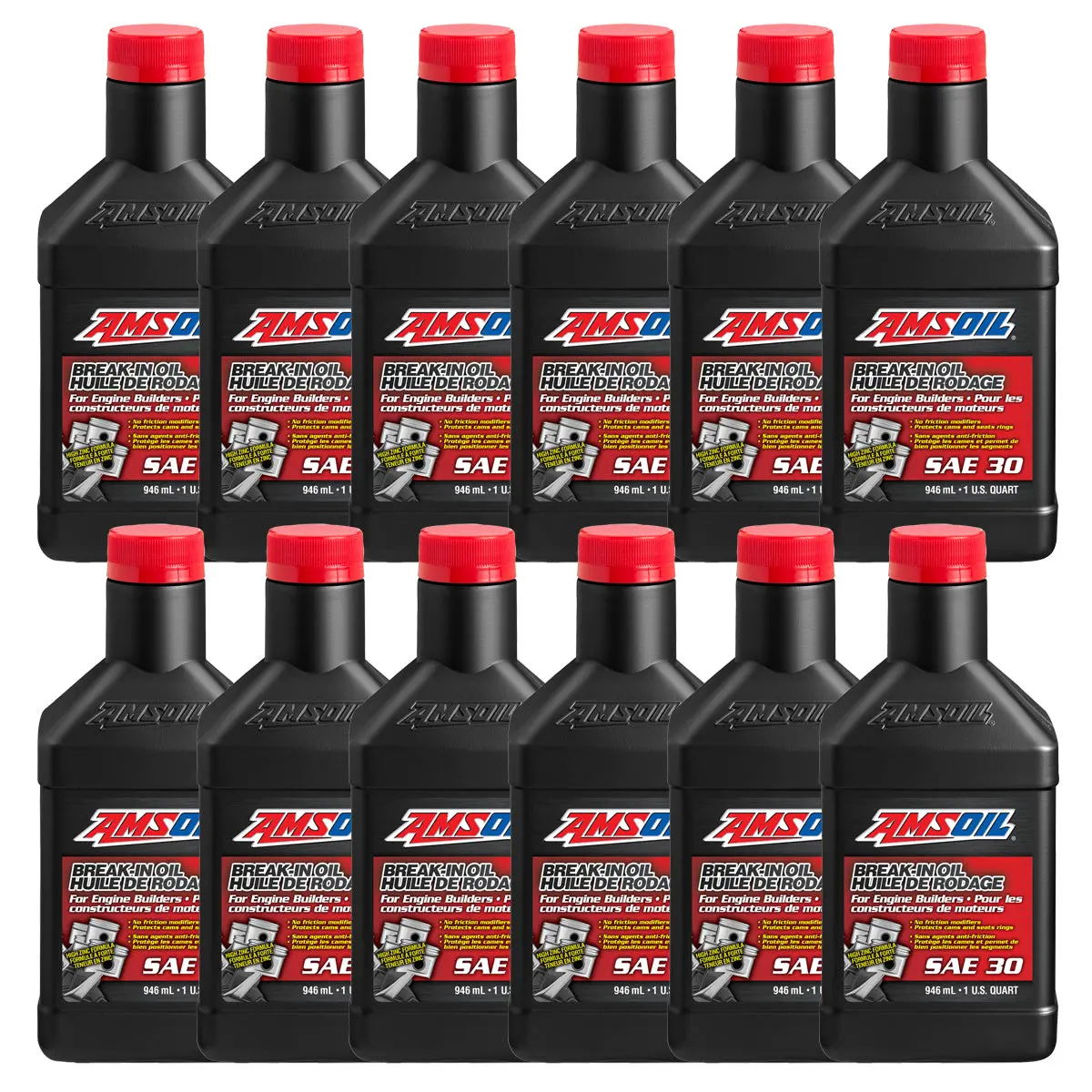 Amsoil Sae 30 Break-In Oil Case Of 12 1
