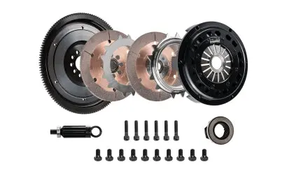 Dkm Clutch Vw Corrado/Gti (2.8L Vr6) Twin Disc Mr Clutch Kit W/Flywheel (650 Ft/Lbs Torque) 1