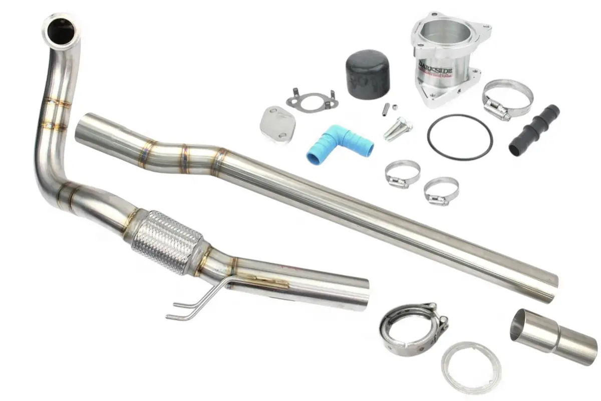 Darkside 2.5" Stainless Dpf Delete & Egr Delete Kit For Ckra Us Spec 1