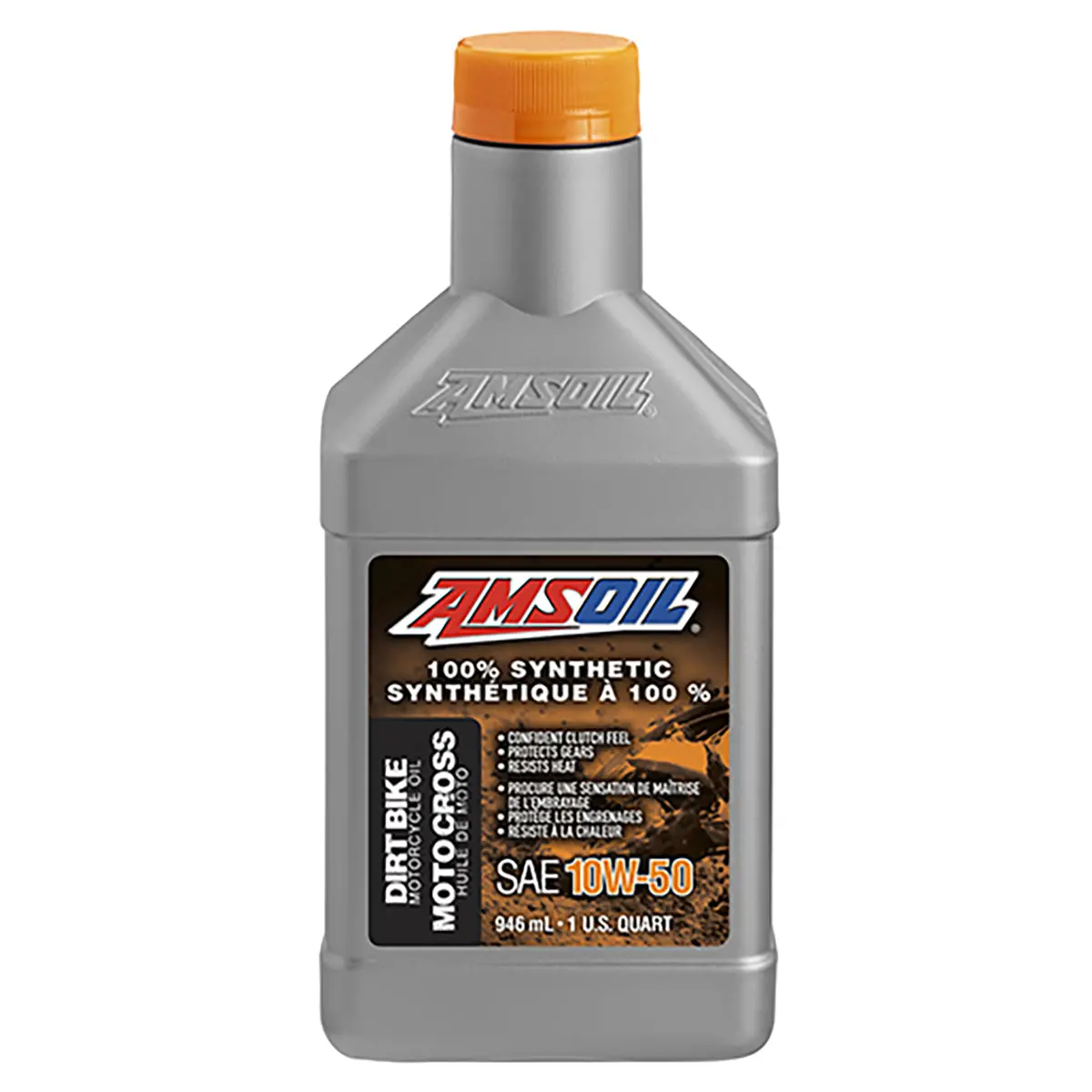 Amsoil 10W-50 100% Synthetic Dirt Bike Oil 946 Ml Bottle 1