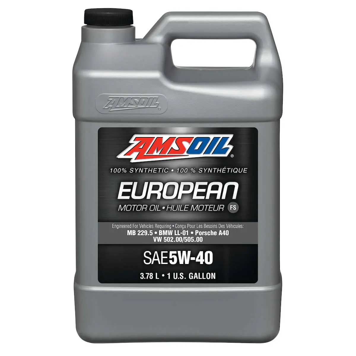 Amsoil 5W-40 Fs 100% Synthetic European Motor Oil Case Of 4 1