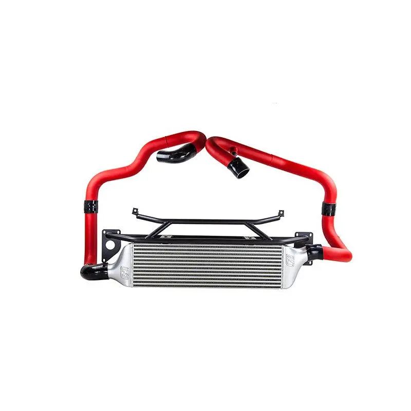 Turbo Xs Fmic 2015-2017 Subaru Sti - Wrinkle Red Pipes 1