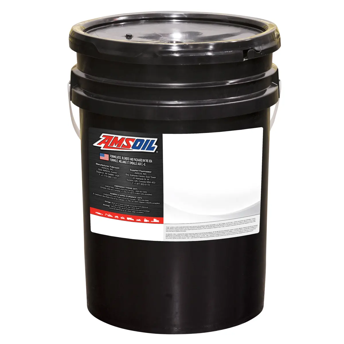 Amsoil Shock Therapy #5 Light Suspension Fluid 18.9 L Pail 1