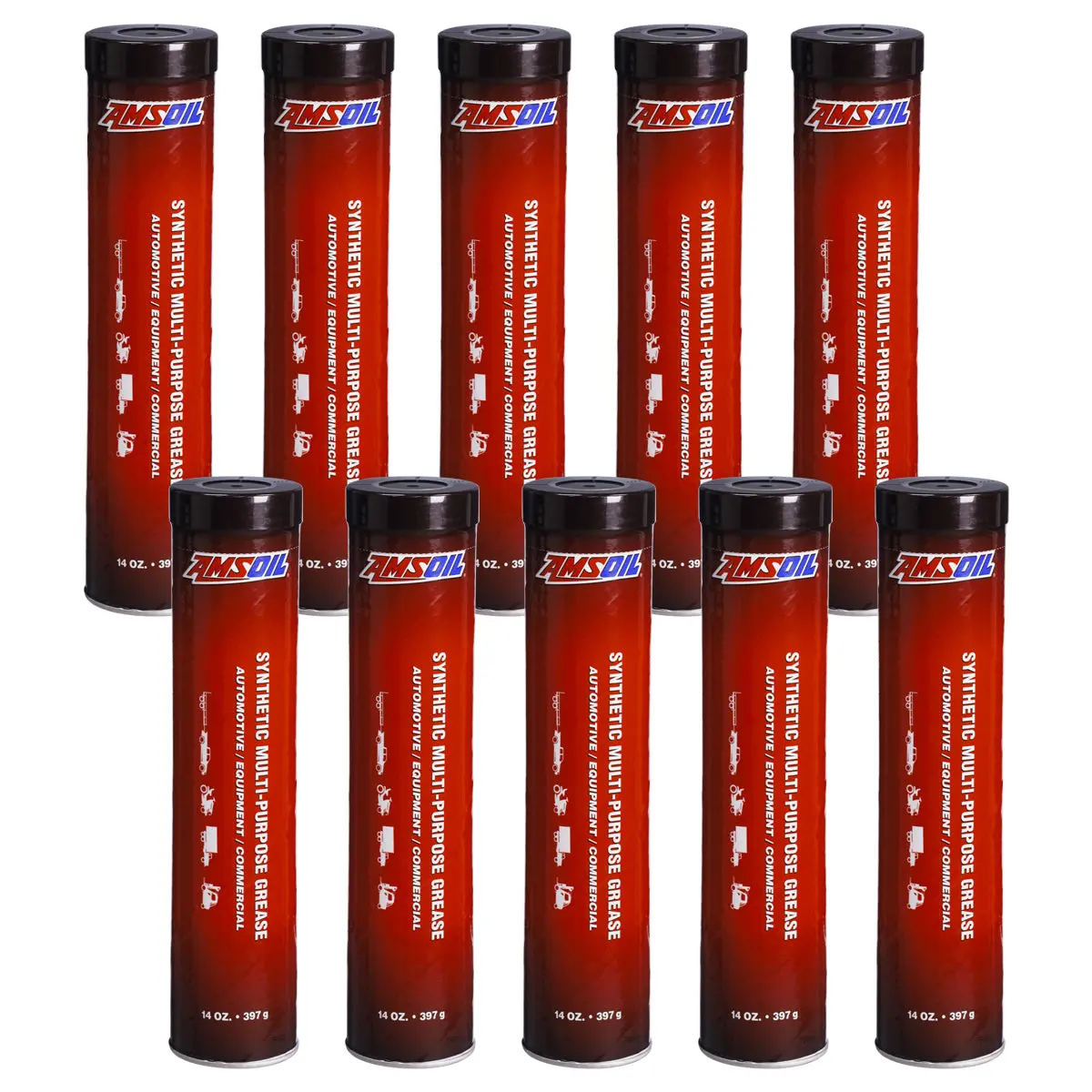 Amsoil Synthetic Multi-Purpose Grease Case Of 10 1