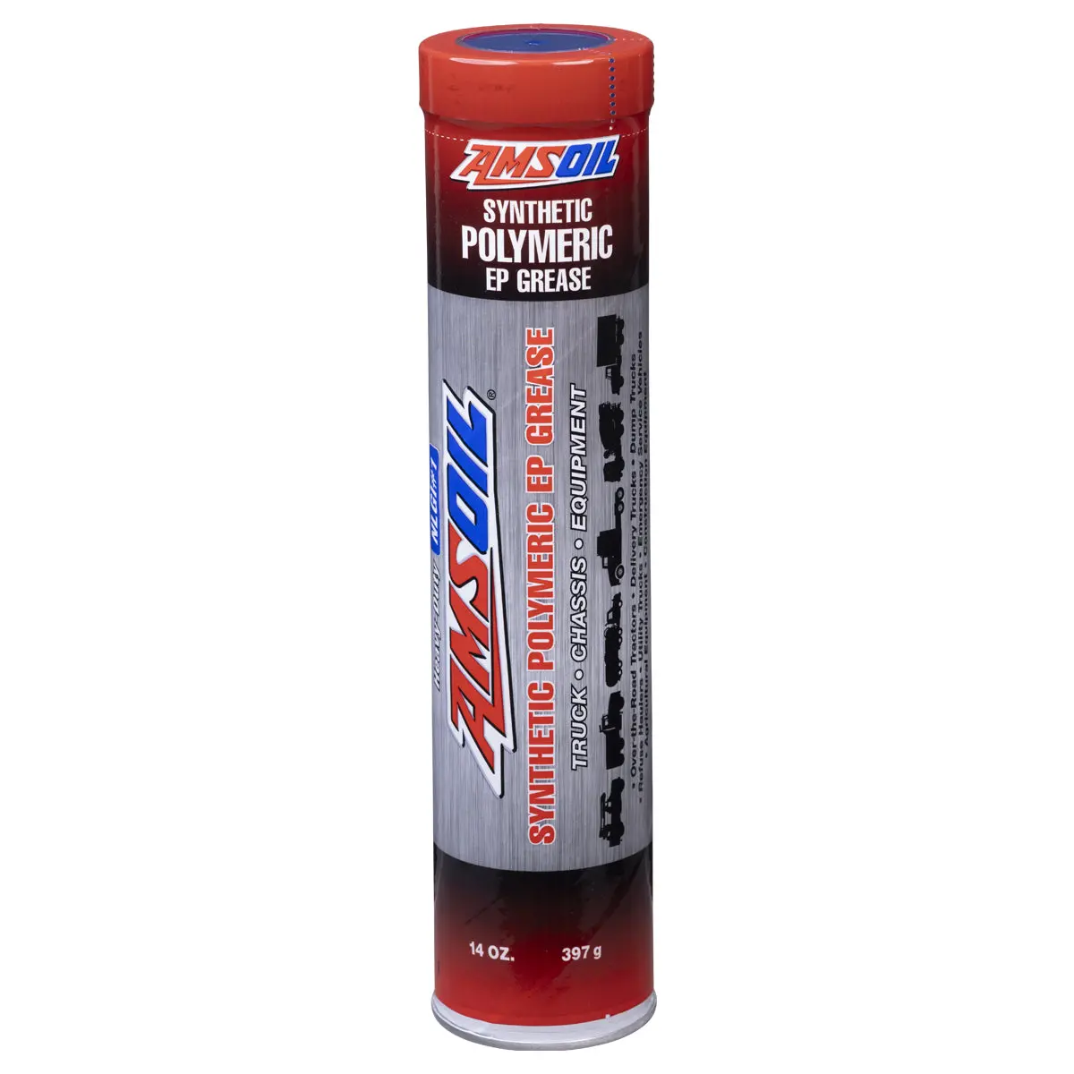 Amsoil Nlgi #1 Synthetic Polymeric Truck, Chassis And Equipment Grease 414 Ml Cartridge 1