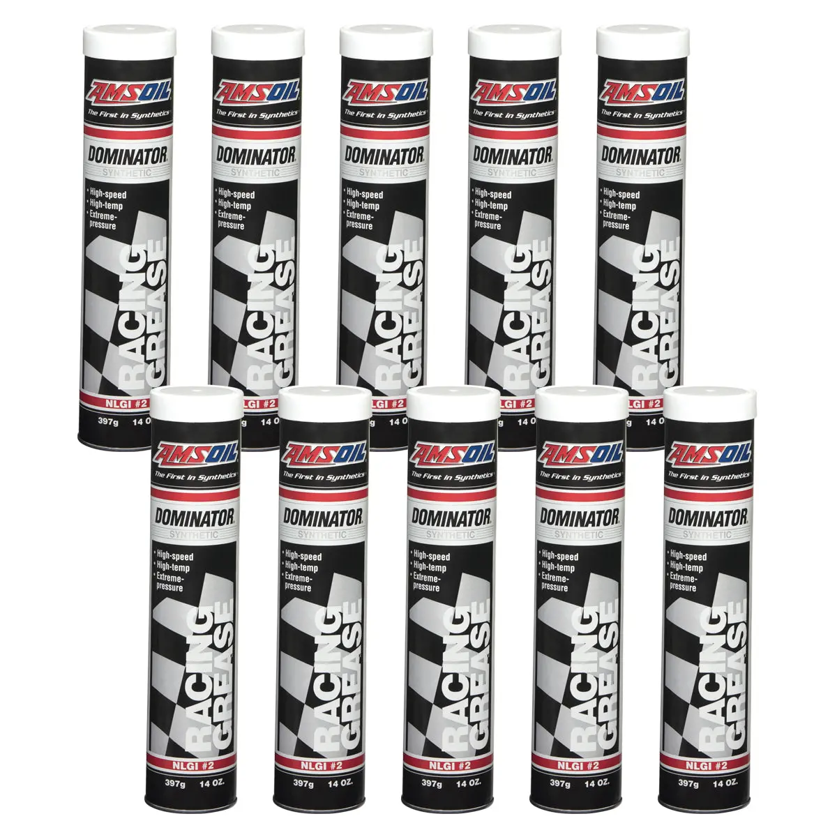Amsoil Dominator Synthetic Racing Grease Case Of 10 1