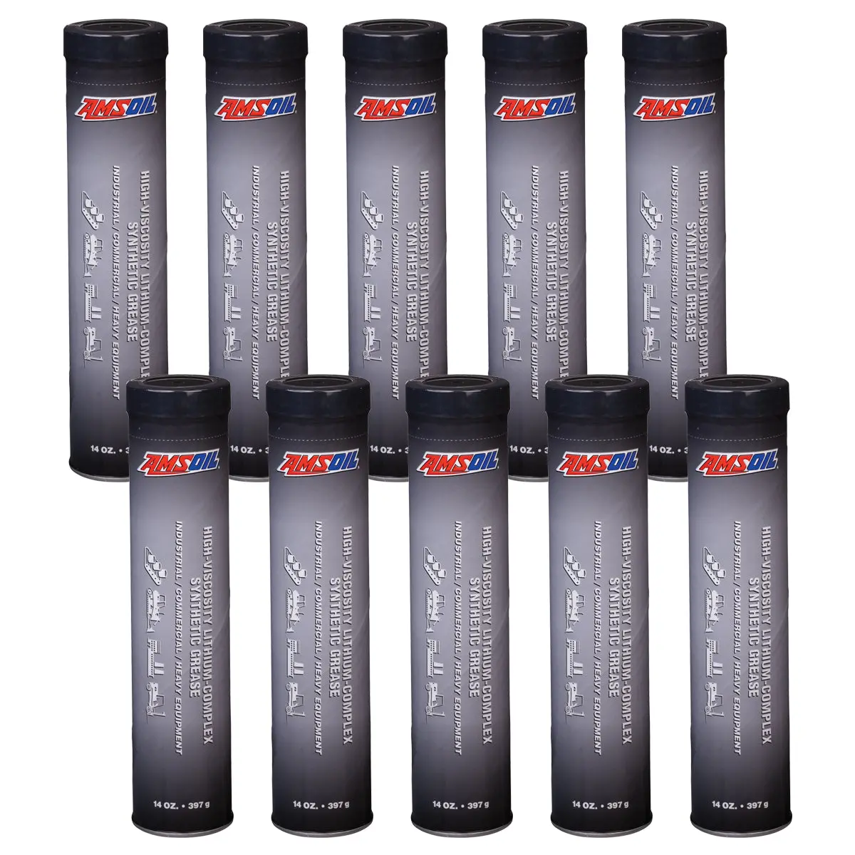 Amsoil Synthetic High-Viscosity Lithium-Complex Grease Case Of 10 1
