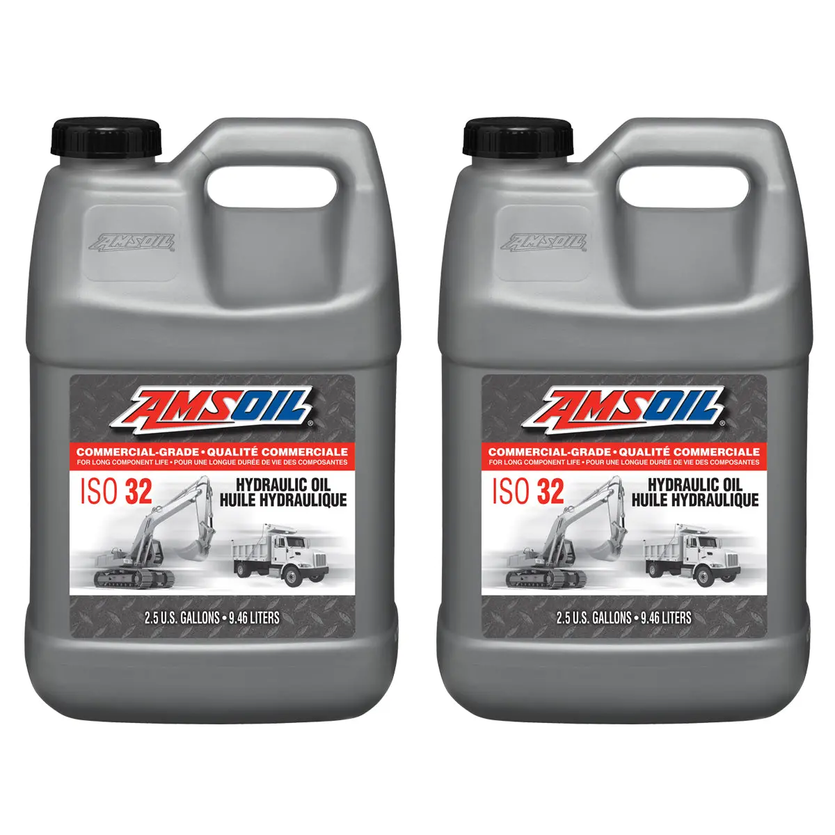 Amsoil Iso 32 Commercial-Grade Hydraulic Oil Case Of 2 1