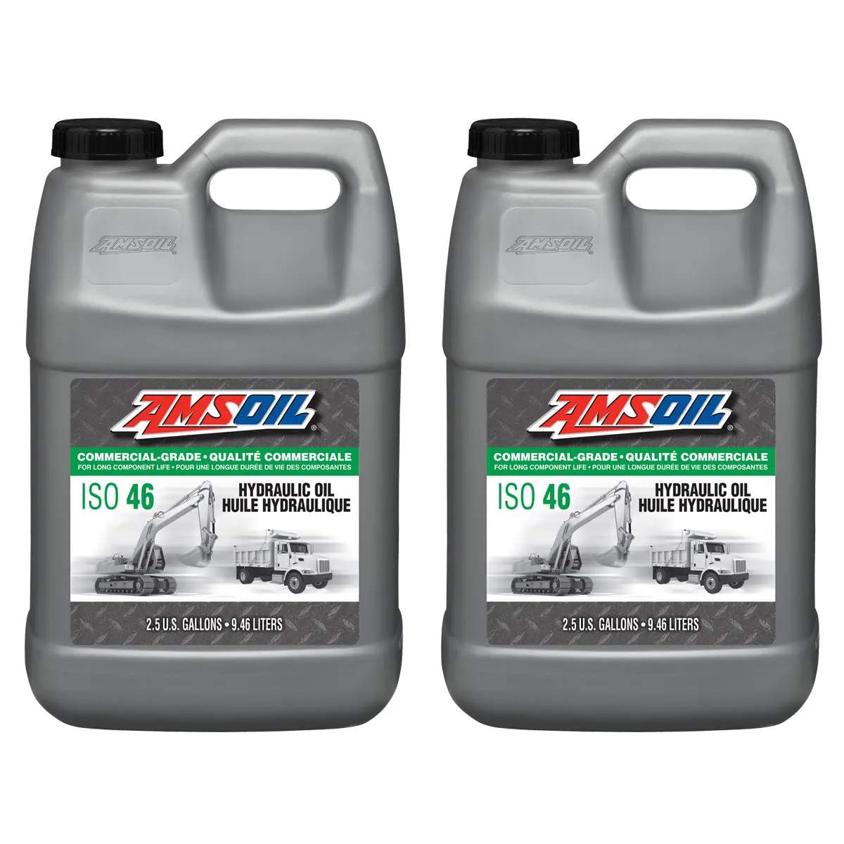 Amsoil Iso 46 Commercial-Grade Hydraulic Oil Case Of 2 1