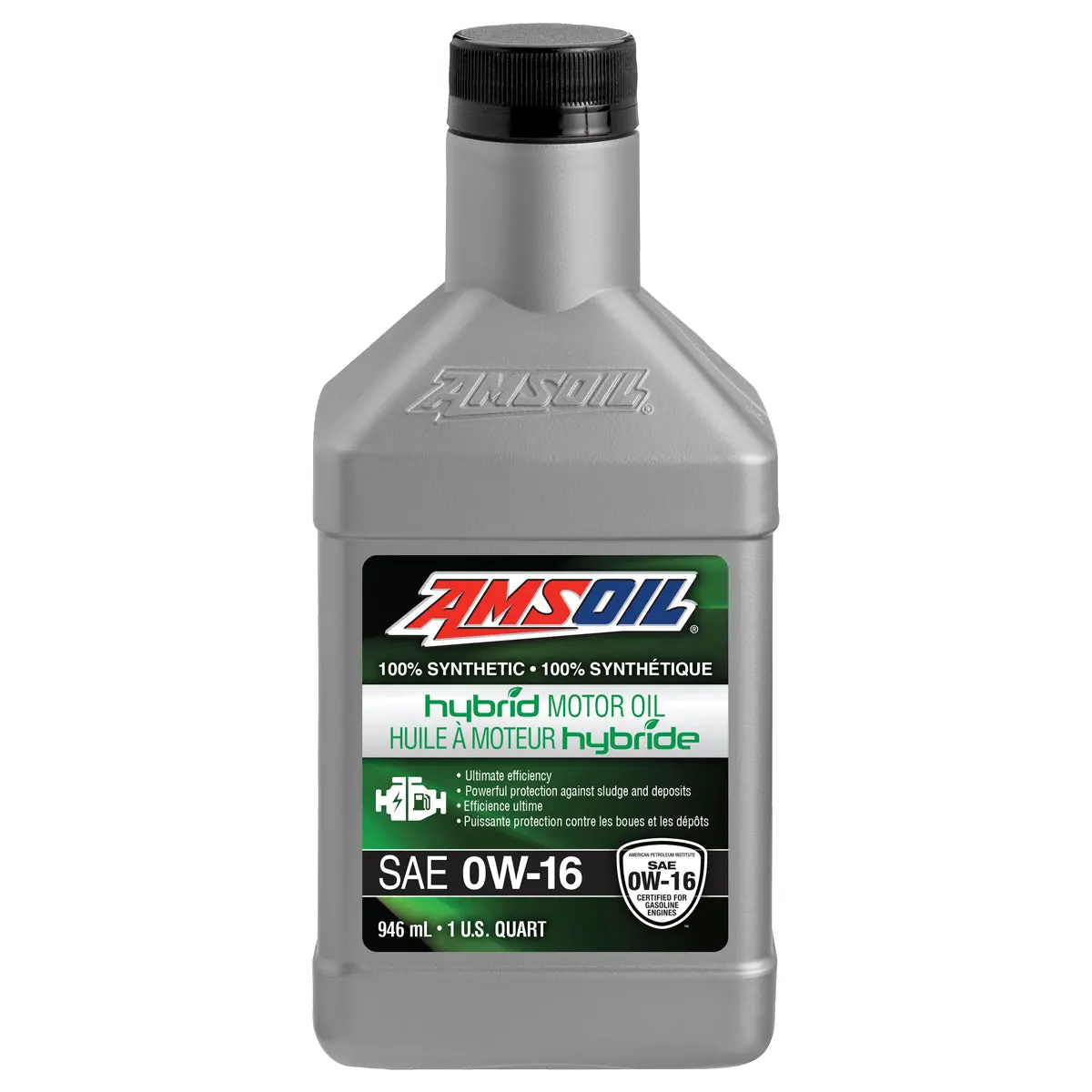 Amsoil 0W-16 100% Synthetic Hybrid Motor Oil 946 Ml Bottle 1