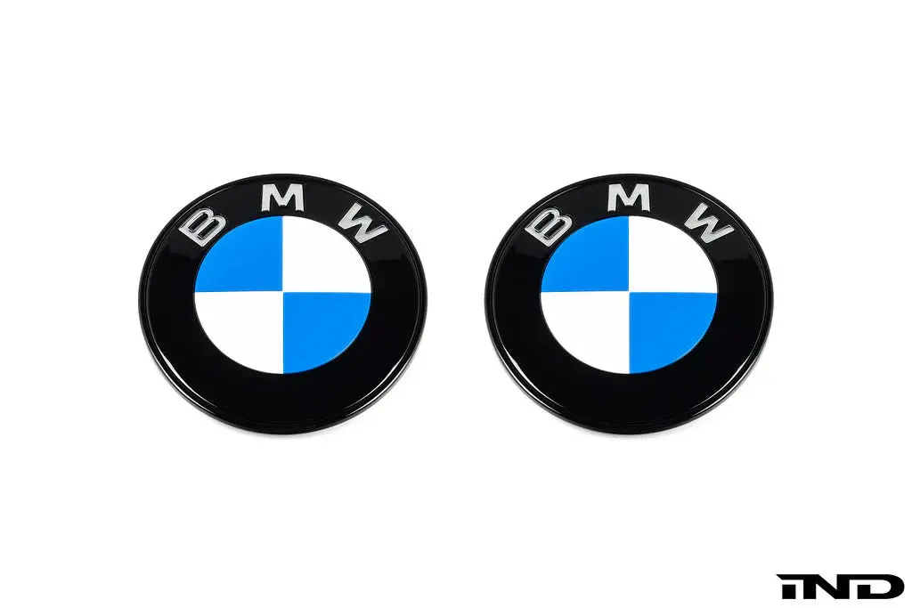 Ind Gloss Black Bmw Roundel Set – Ix3 Na5 (Next Dark) 1