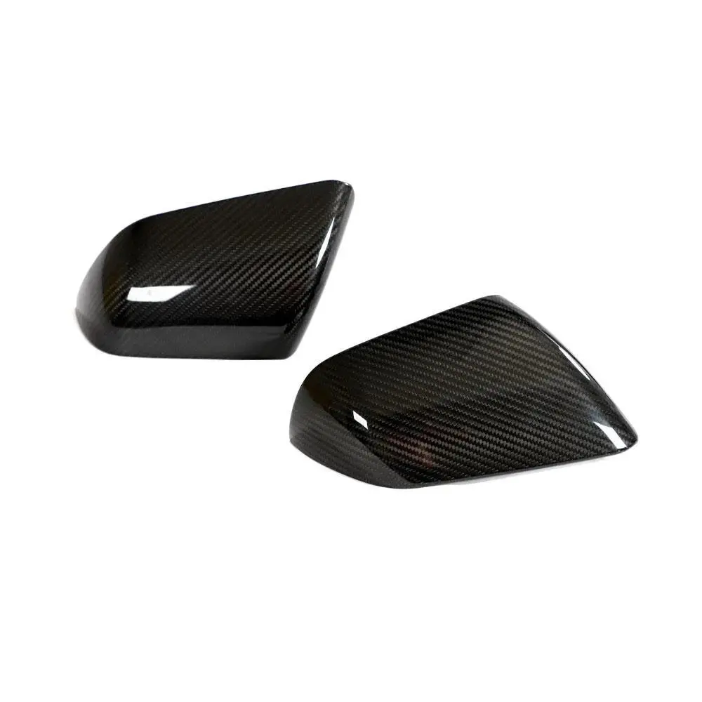 Dry Carbon Fiber Mirror Covers For Ford Mustang Gt500 1