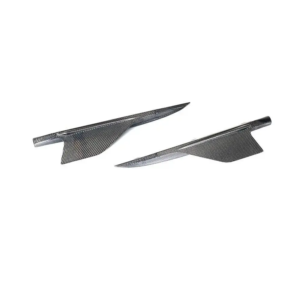 Carbon Fiber Front Side Splitters For Audi R8 V10 Base Coupe 2-Door 2016-2018 1