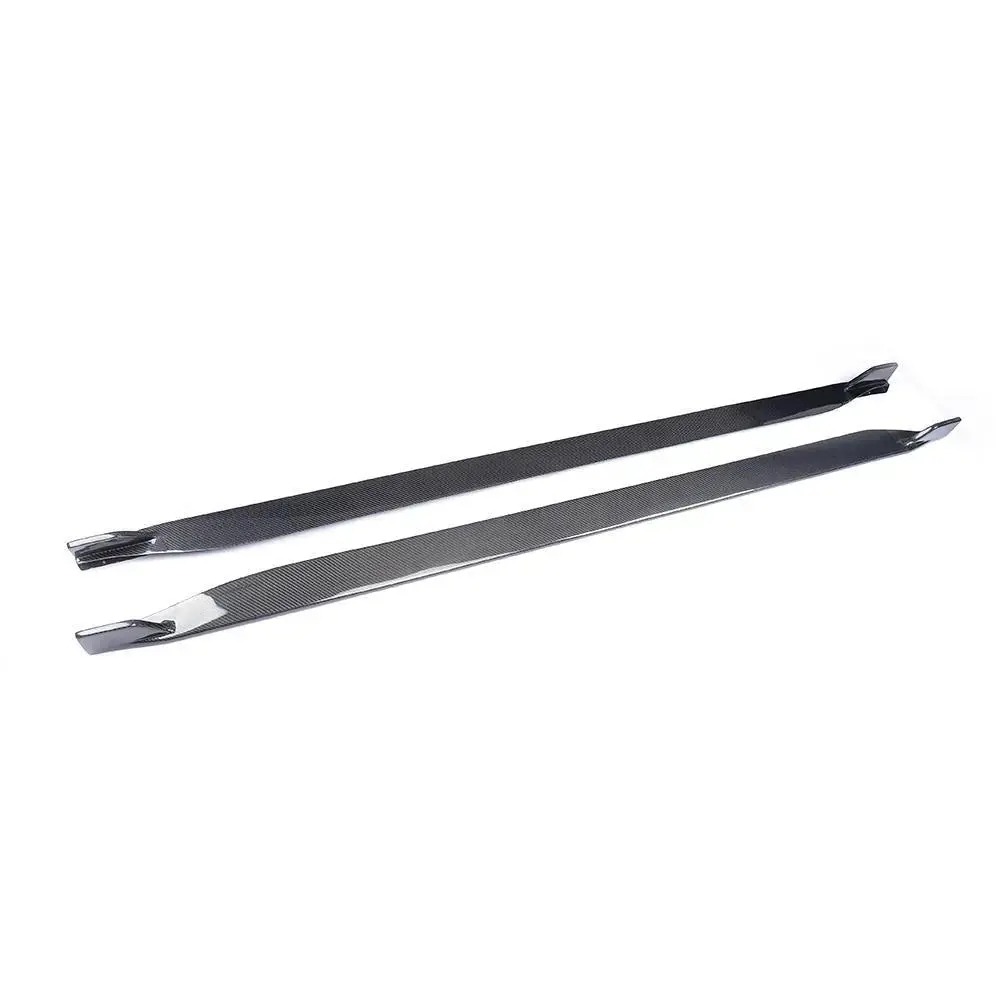 Carbon Fiber Side Skirts For Ford Mustang Gt Coupe 2-Door 2015-2017 1