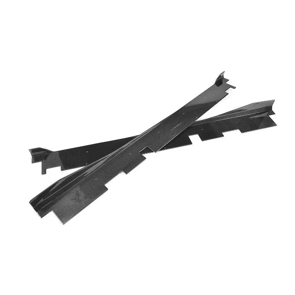 Carbon Fiber Side Skirts For Lamborghini Huracan Lp600 Lp610 Coupe 2-Door 14-17 1
