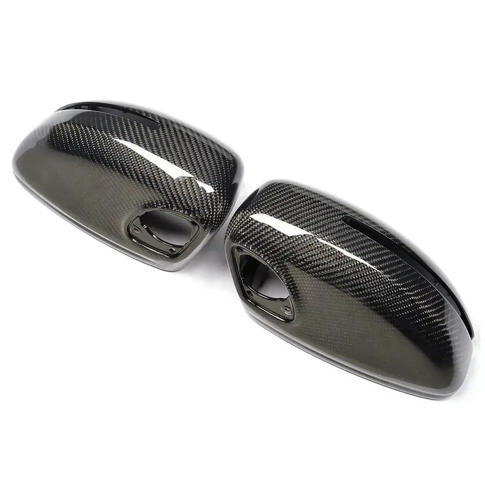 Carbon Fiber Mirror Covers For Audi R8 Base Convertible 2-Door 07-11 1