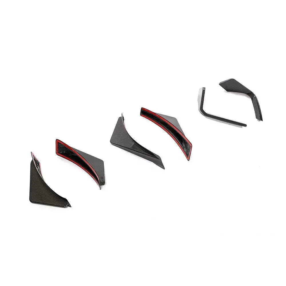 Carbon Fiber Rear Bumper Canards For Lamborghini Huracan Lp640-4 Performante Coupe 2-Door 17-19 1