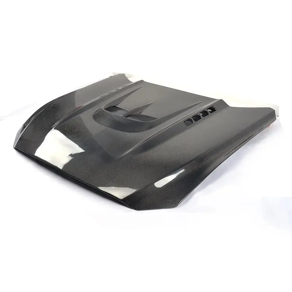 Carbon Fiber Hood For Ford Mustang Coupe Convertible 2-Door 2015 - 2017 1