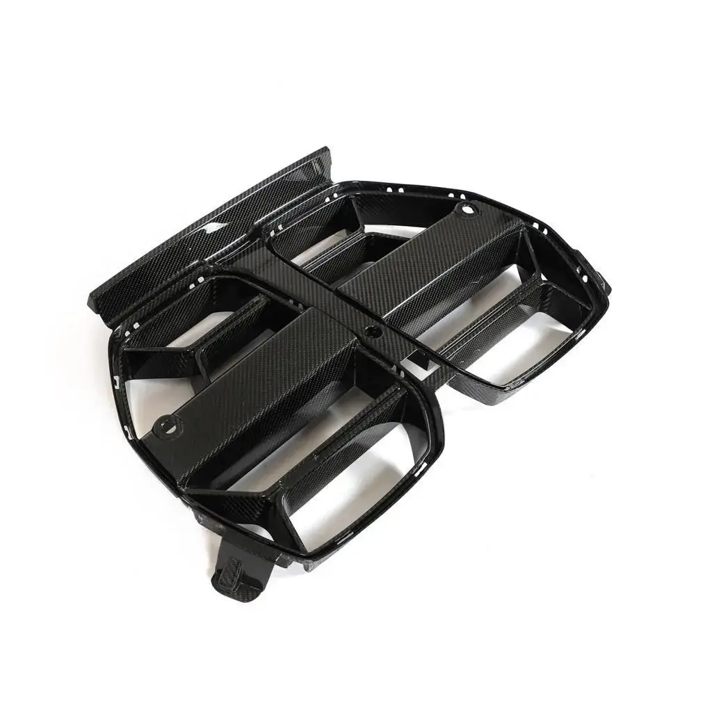 Dry Carbon Fiber Front Kidney Grille For Bmw G80 M3 & G82 / G83 M4 2021-2022 Without Acc 1