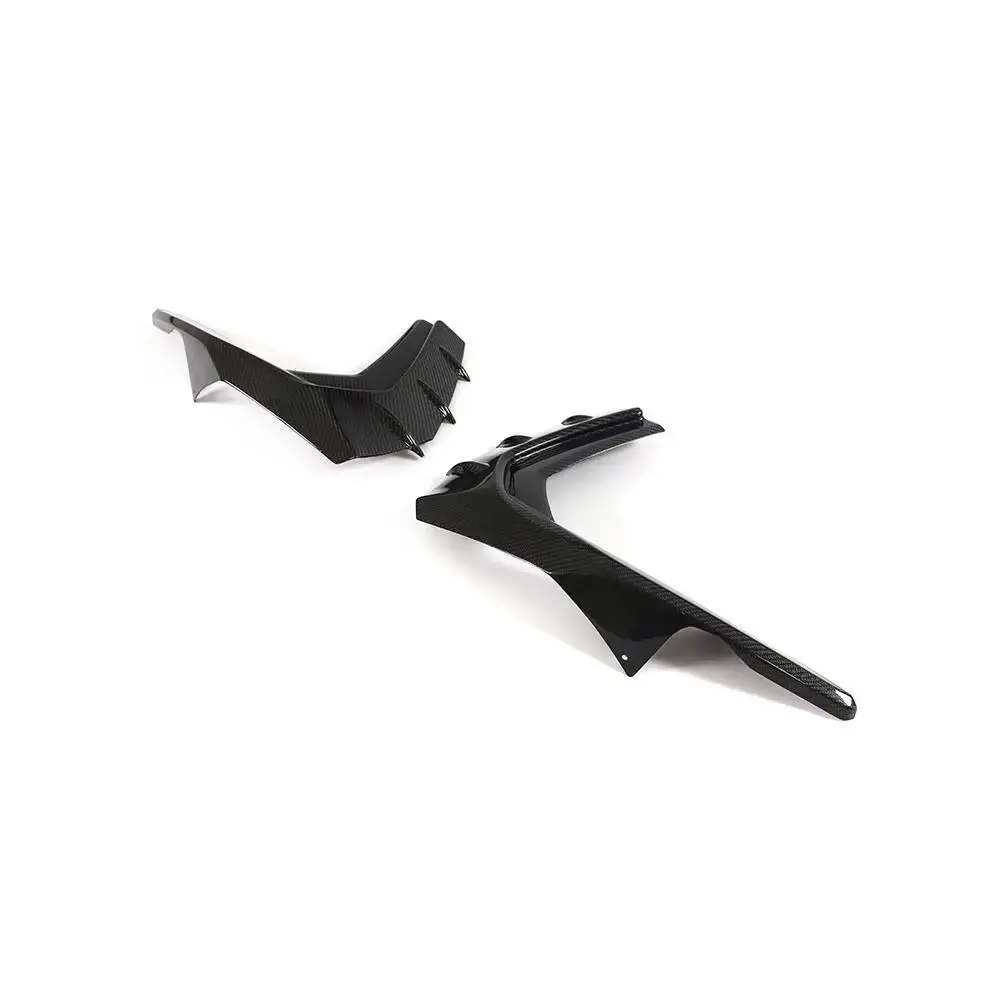 Carbon Fiber Font Bumper Canards For Audi 8Y S3 2021-2022 1