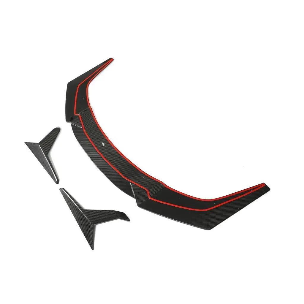 Dry Carbon Fiber Front Lip For Lamborghini Huracan Lp600 Lp610 Coupe 14-17 1