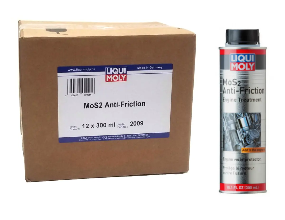 Liqui Moly 2009 Mos2 Anti-Friction Engine Treatment 300Ml Cans Case Of 12 1