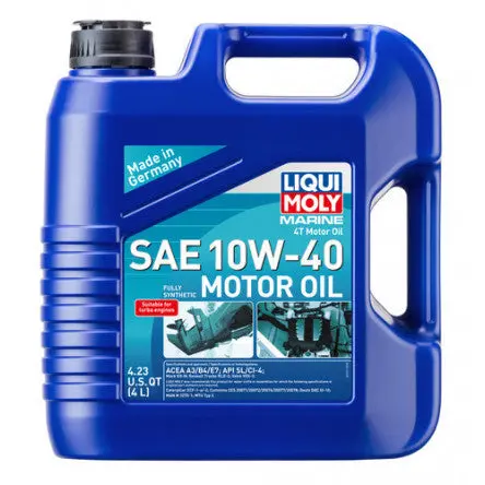 Liqui Moly 20508 Sae 10W-40 Marine 4T Motor Oil 4 Liter 1
