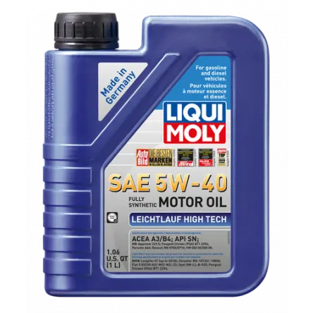 Liqui Moly 2331 Sae 5W-40 Leichtlauf High Tech 1 Liter 1