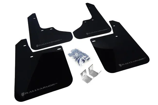 Rally Armor 93-01 Subaru Impreza Rs Black Ur Mud Flap W/ Grey Logo 1