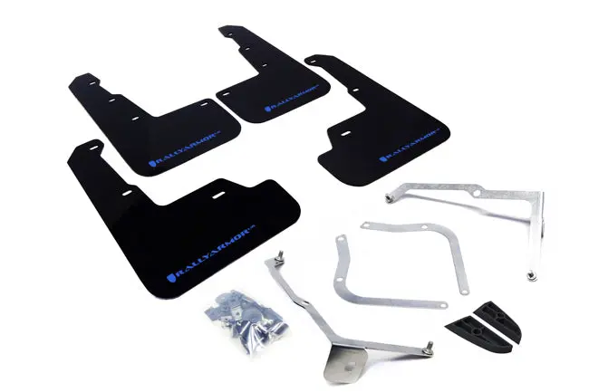 Rally Armor 15-21 Subaru Wrx/Sti Black Ur Mud Flap W/Blue Logo 1
